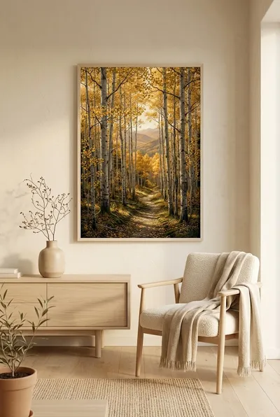 Raumansicht: Goldener Herbst